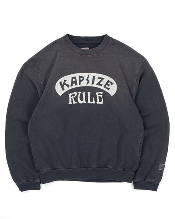 Kapital Knit Crew Sweater (KAPSIZE RULEpt), Black