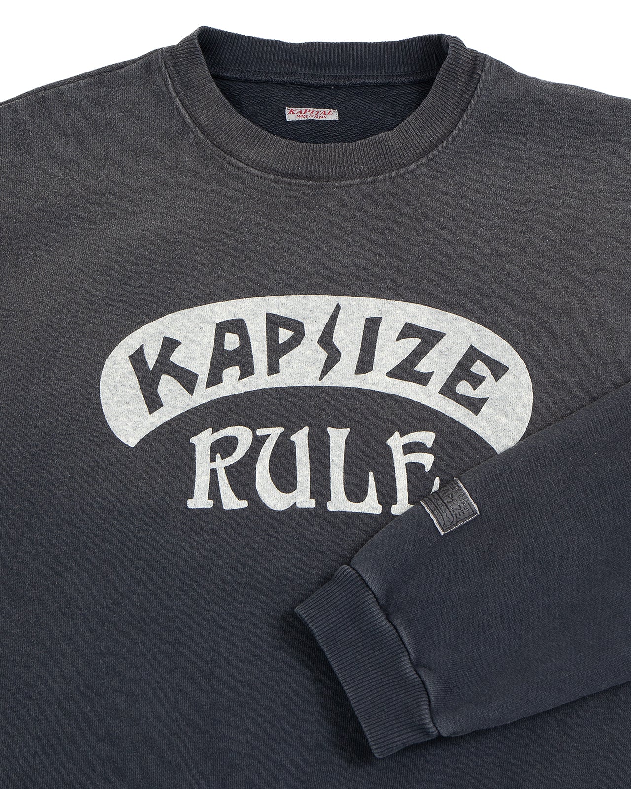 Kapital Knit Crew Sweater (KAPSIZE RULEpt), Black