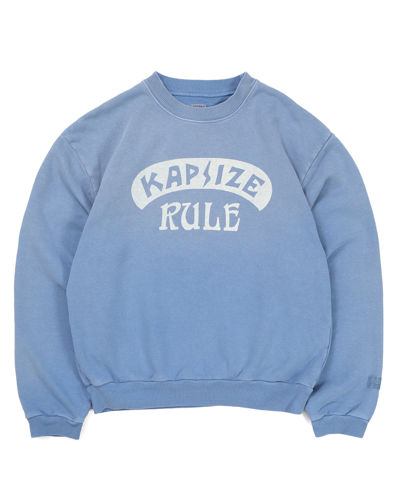 Kapital Knit Crew Sweater (KAPSIZE RULEpt), Sax