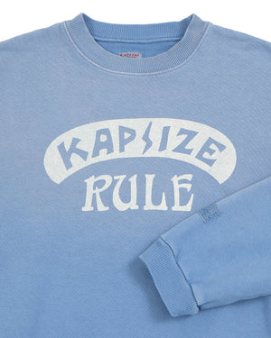 Kapital Knit Crew Sweater (KAPSIZE RULEpt), Sax - Panchoandlefty