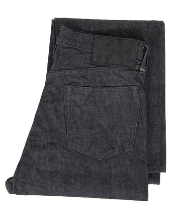 Kapital 14oz Black Denim 5P Monkey TH, ZIP Version