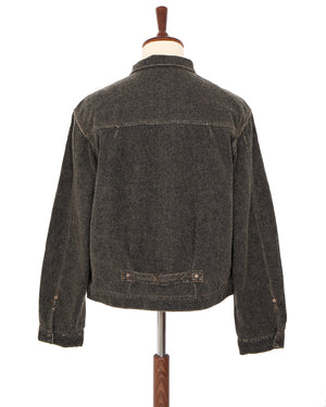 Kapital Twill Aging-Wool 1st Jacket, Charcoal