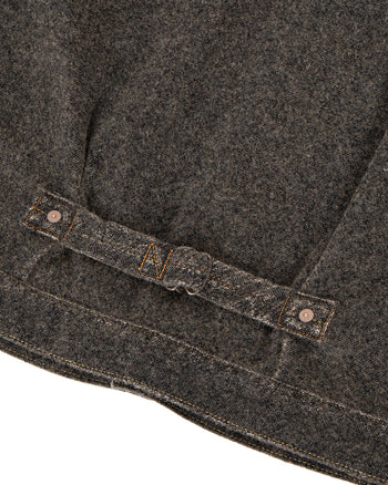 Kapital Twill Aging-Wool 1st Jacket, Charcoal