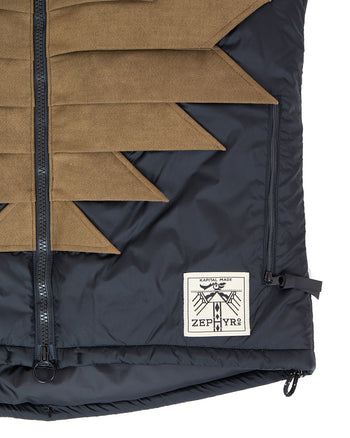 Kapital Nylon Zepher Fishing Vest, Black