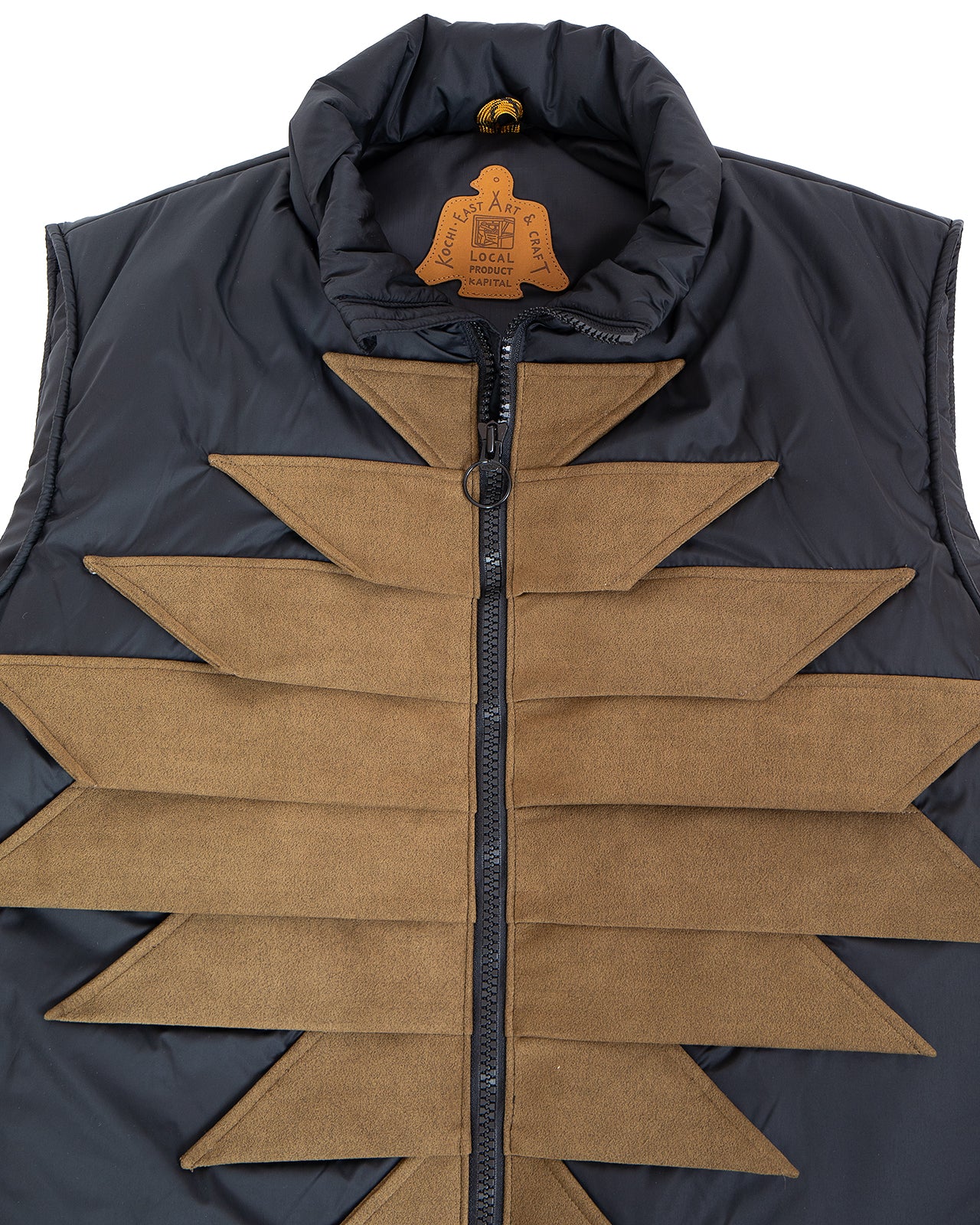 Kapital Nylon Zepher Fishing Vest, Black