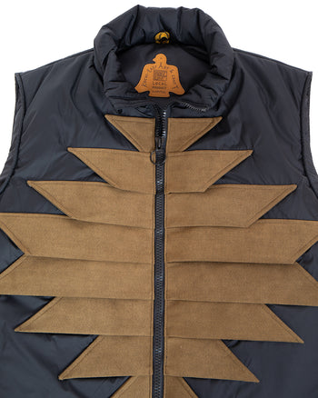 Kapital Nylon Zepher Fishing Vest, Black