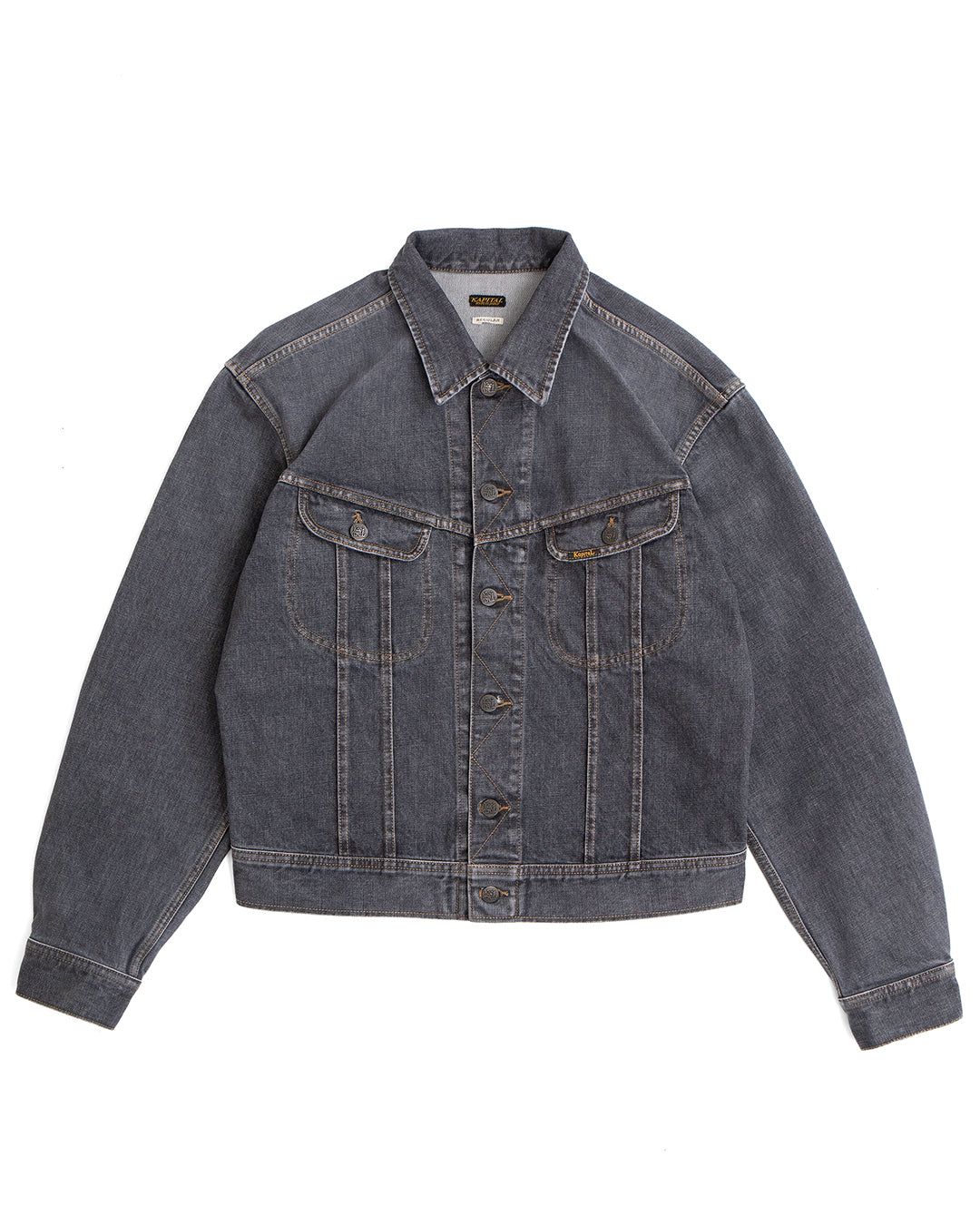 KAPITAL フェザーフーディ サイズ0 Kapital 14oz Black x Black Westerner, Regular – Pancho And Lefty