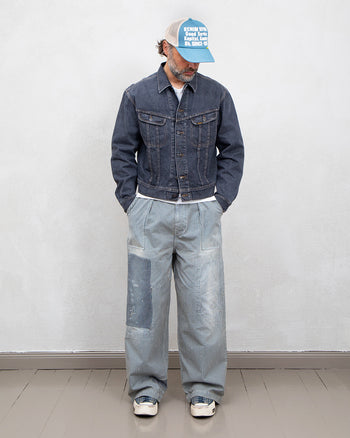 Kapital 14oz Black x Black Westerner, Regular