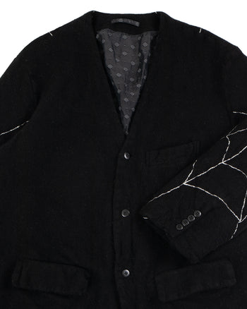 Kapital Fulling Wool Casa Jacket (KOUNTRY Dream Catch), Black