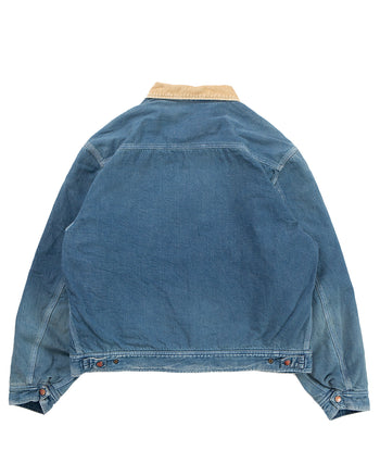 Kapital 11.5oz Denim Lining Reversible Zip Up Work Jacket (VIRGIN MARY)