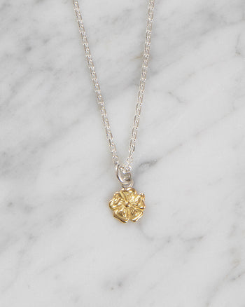 Larry Smith 18K Gold Rose Pendant, Medium