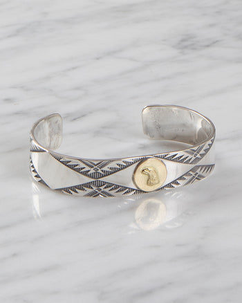 Larry Smith Eagle Head Bracelet