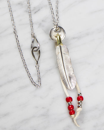 Larry Smith Feather Necklace Combination