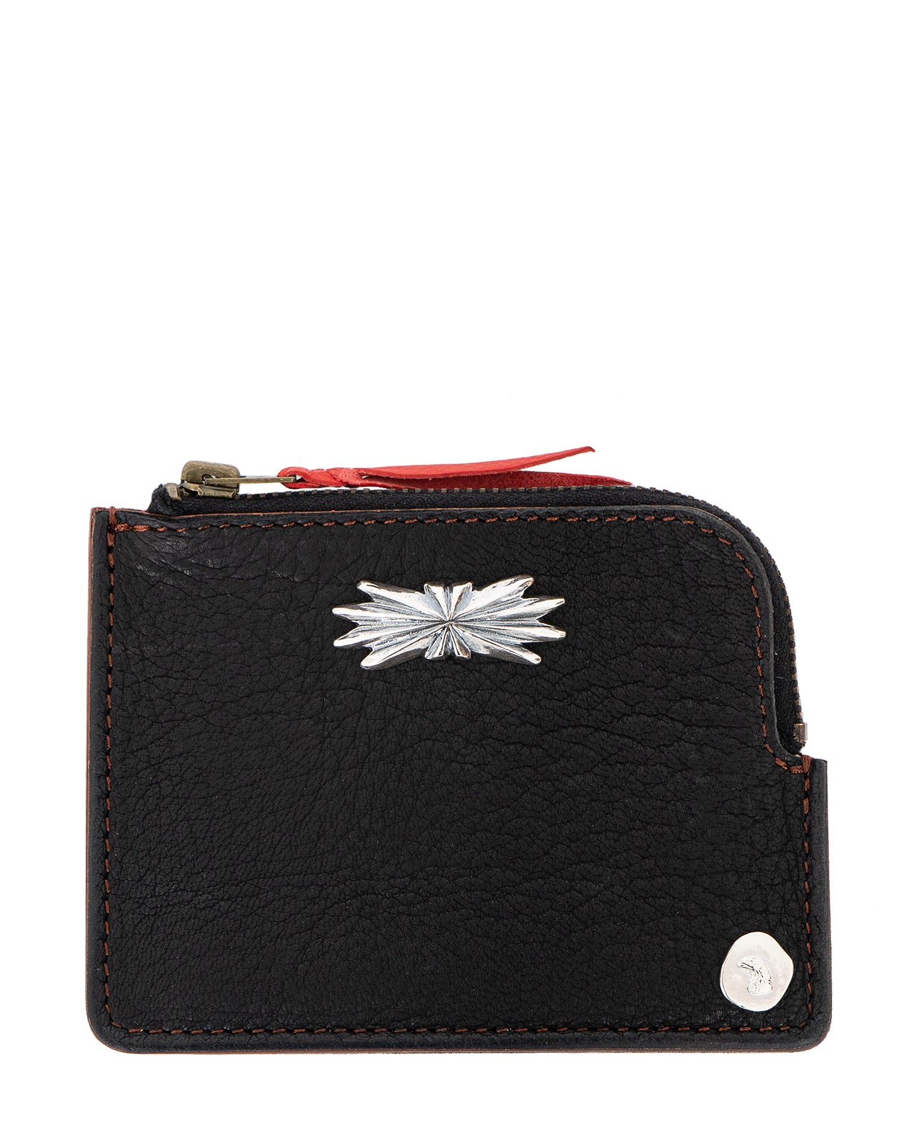 Larry Smith Deer Skin Multi Zip Wallet, Black - Panchoandlefty.se