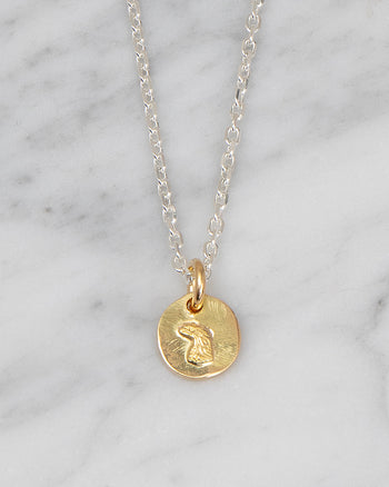Larry Smith 18K Gold Eagle Head Pendant No. 62