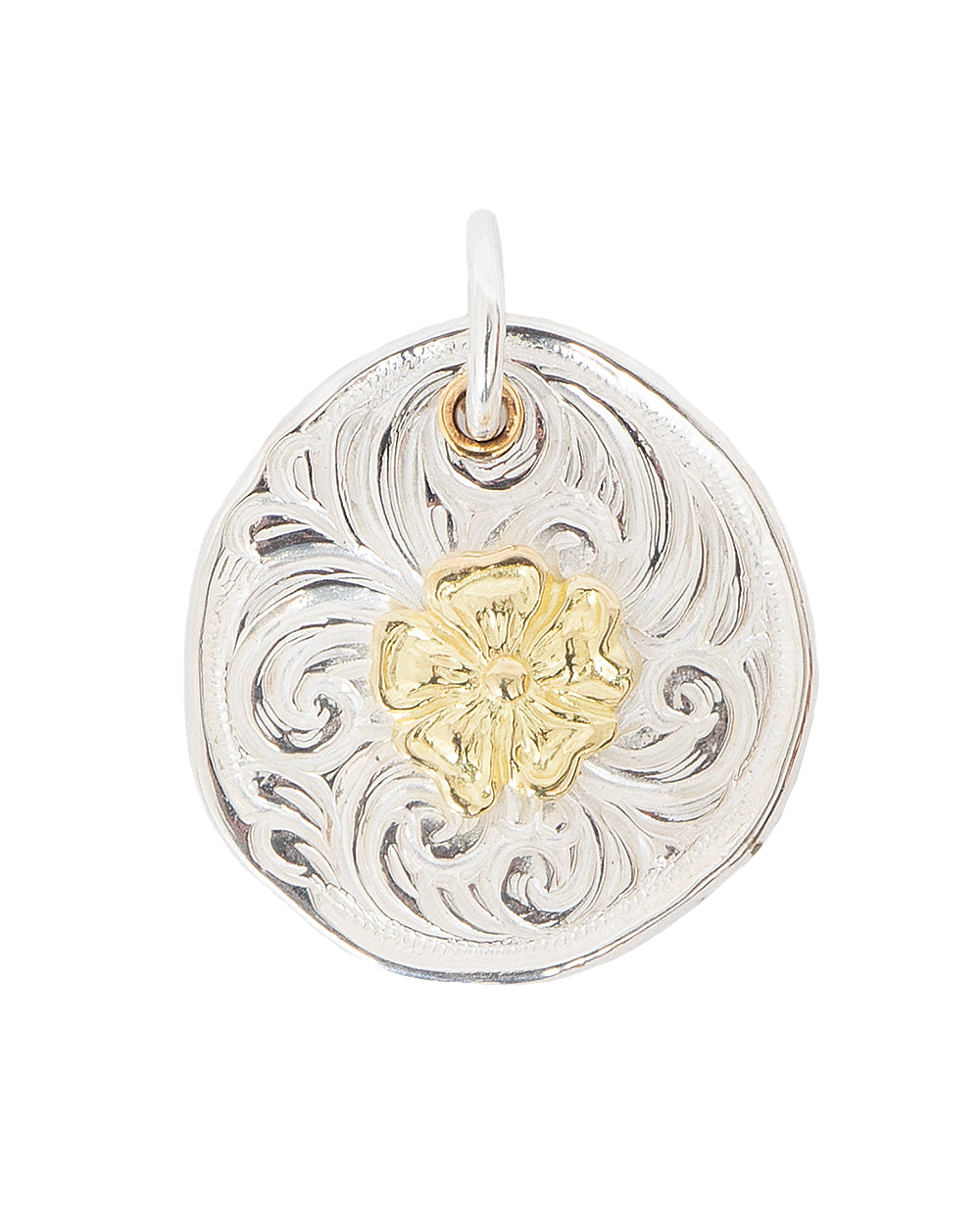 Larry Smith Karakusa Rose Pendant