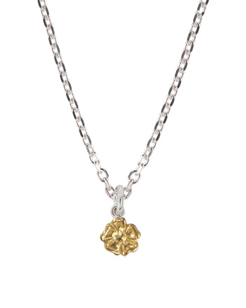Larry Smith 18K Gold Rose Pendant, Small
