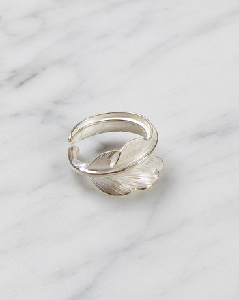 Larry Smith Kazekiri Feather Ring