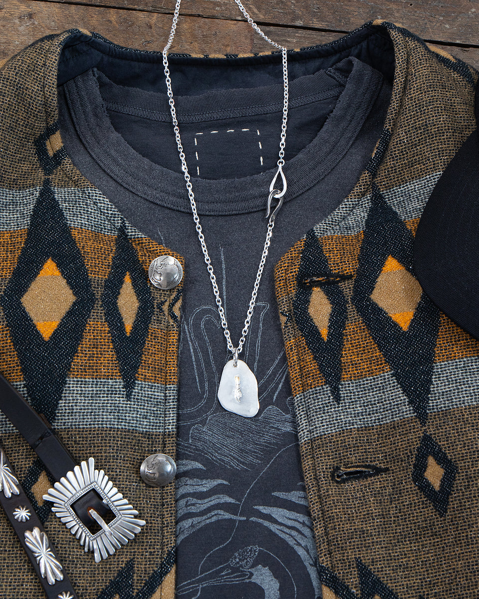 Larry Smith Kazekiri Feather Stamped Medal