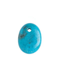 Larry Smith Teardrop Turquoise Bead, Small