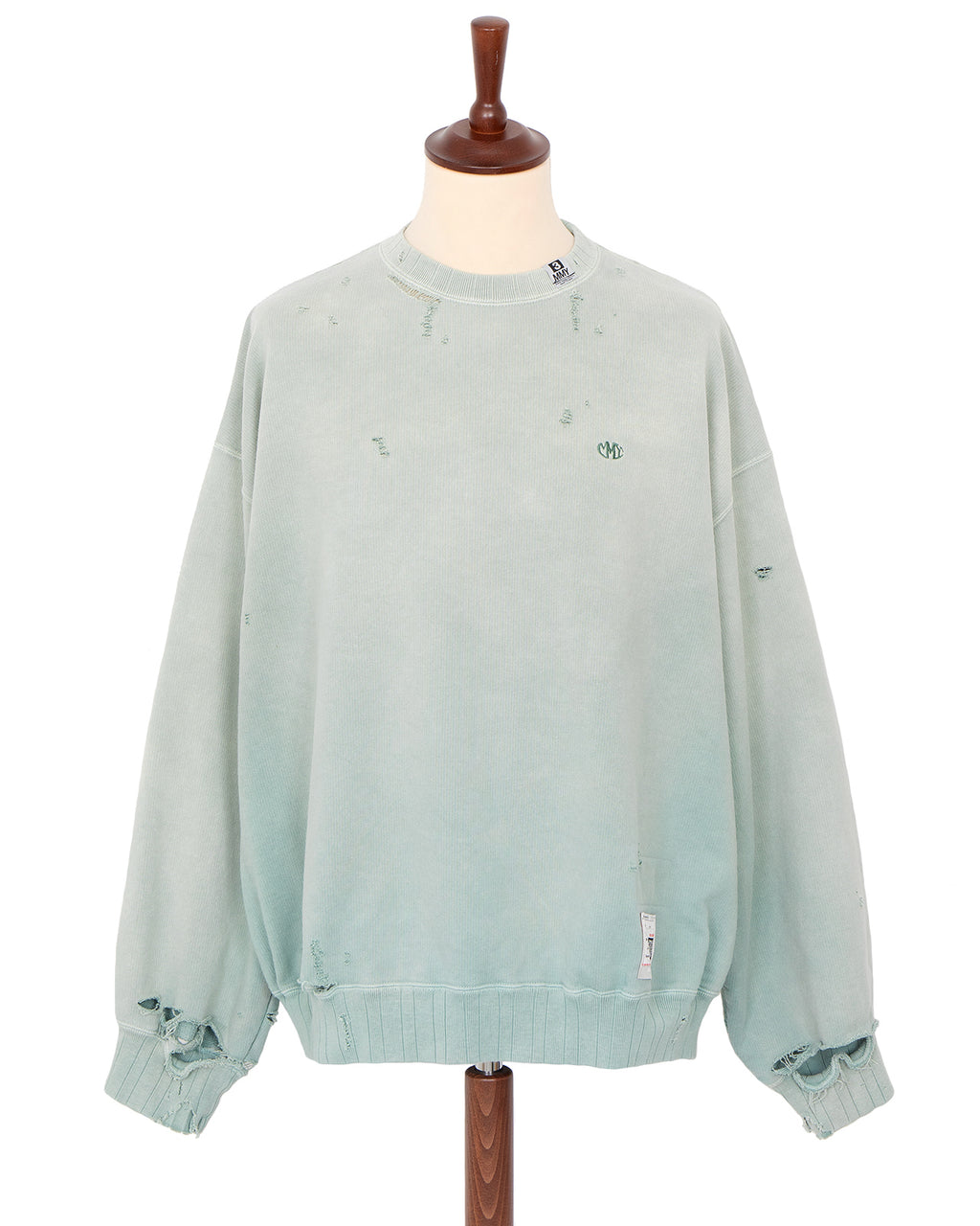 Maison Mihara Yasuhiro Pullover Sweatshirt, Green