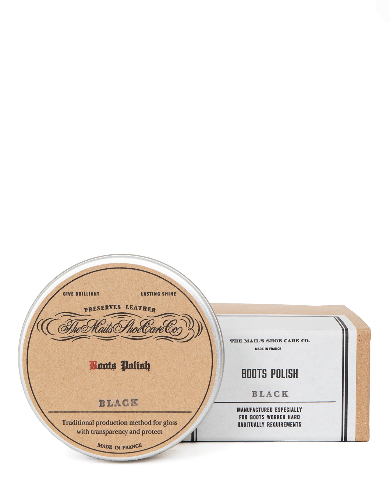 The Mail's Shoe Care Wax, Black