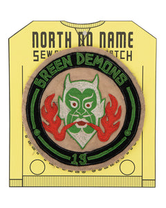 North No Name Felt Patch, Green Demons