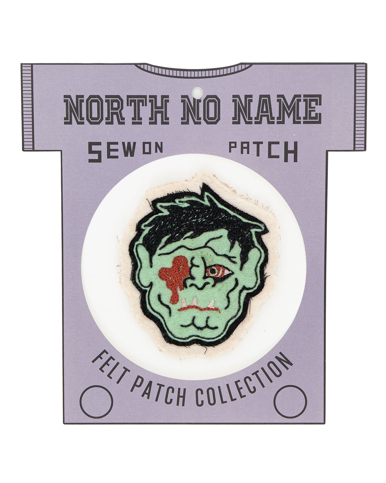 North No Name Felt Patch, One Eyed