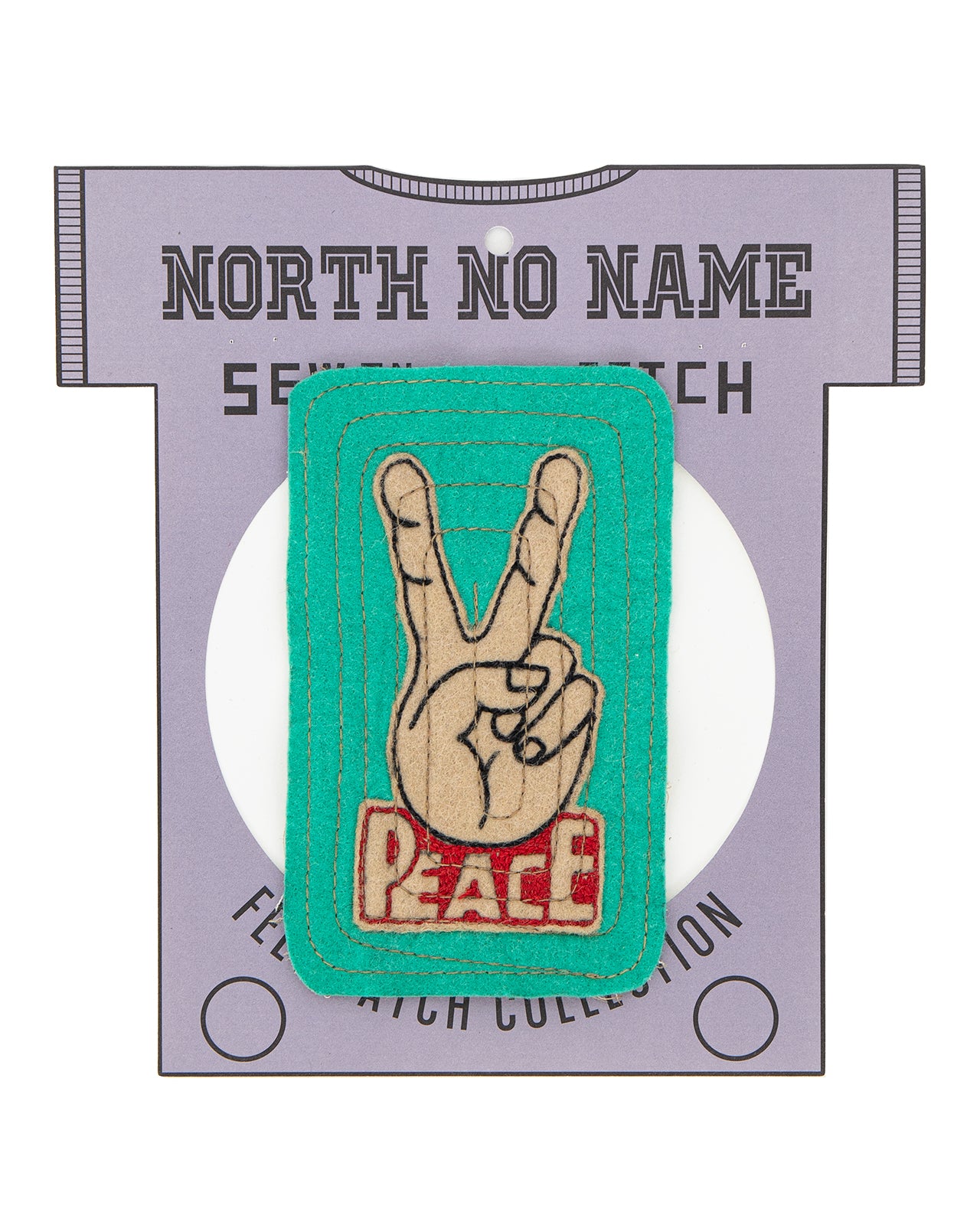 North No Name Felt Patch, Peace