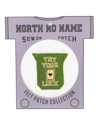 North No Name Felt Patch, Try Your Luck