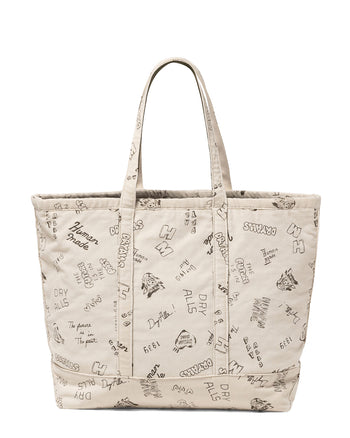 Human Made Corduroy Tote, White