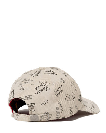 Human Made Corduroy Patchwork Cap, White