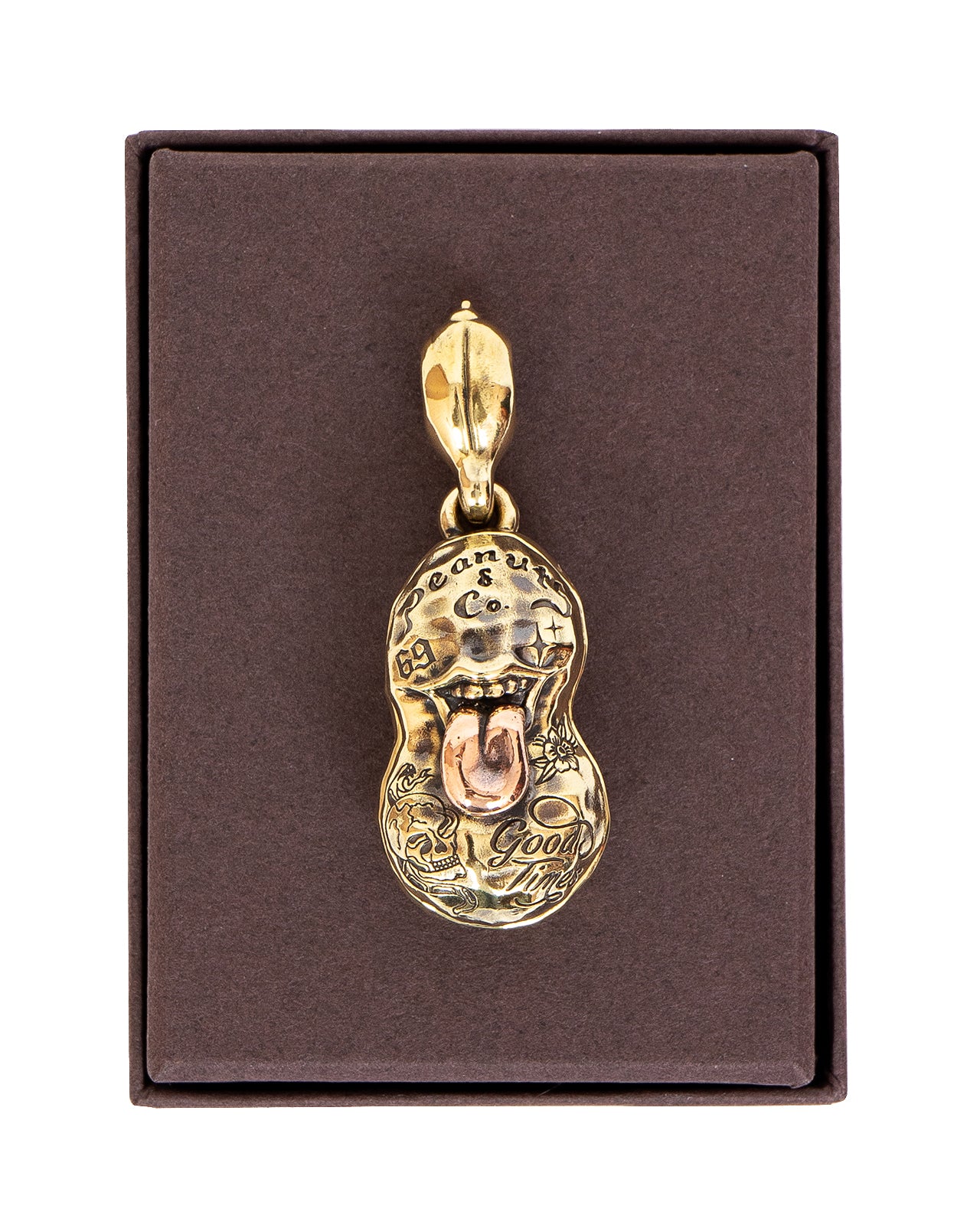 Peanuts & Co Bero Tattoo Peanuts (Slide) Large, Brass × Silver