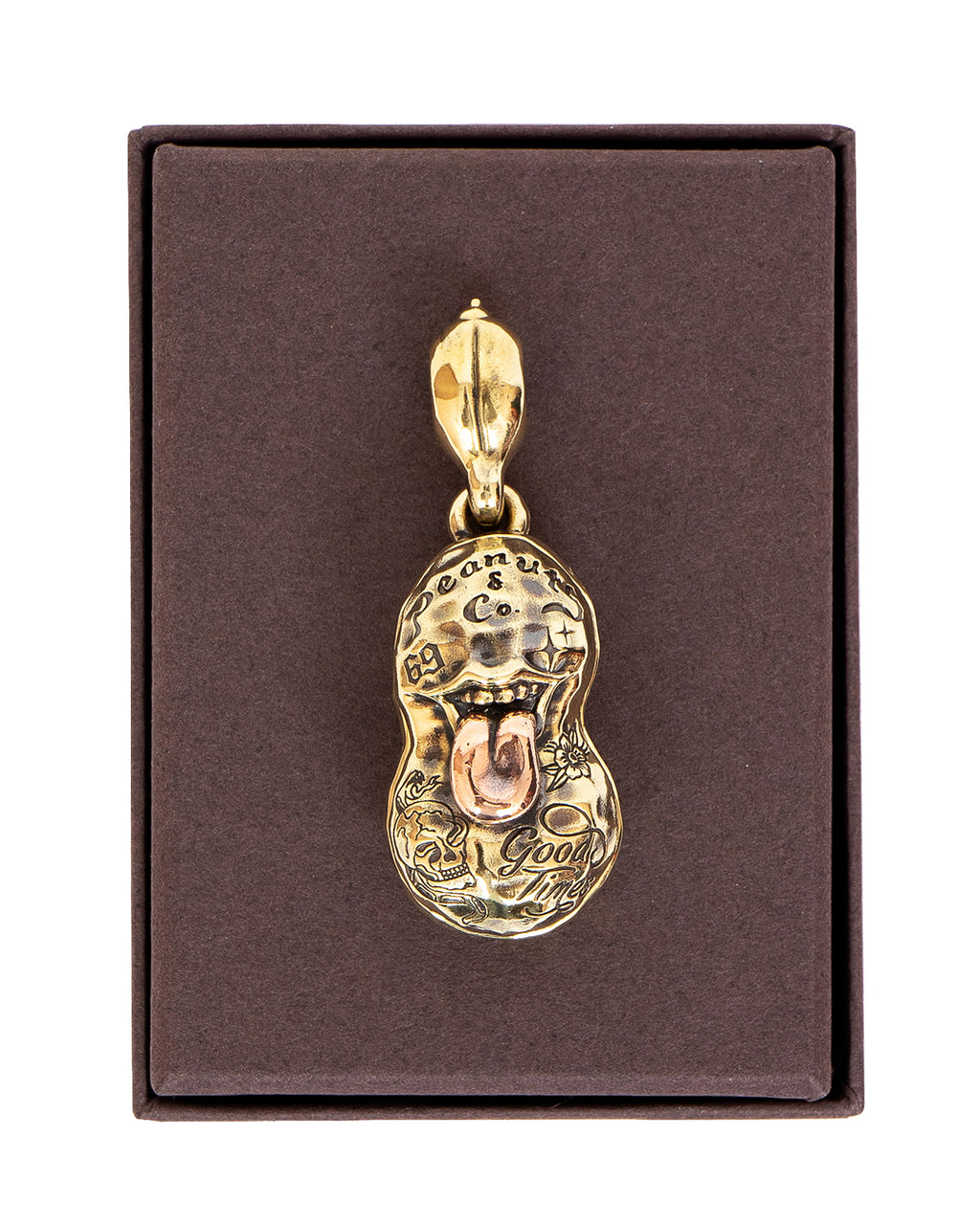 Peanuts & Co Bero Tattoo Peanuts (Slide) Large, Brass × Silver