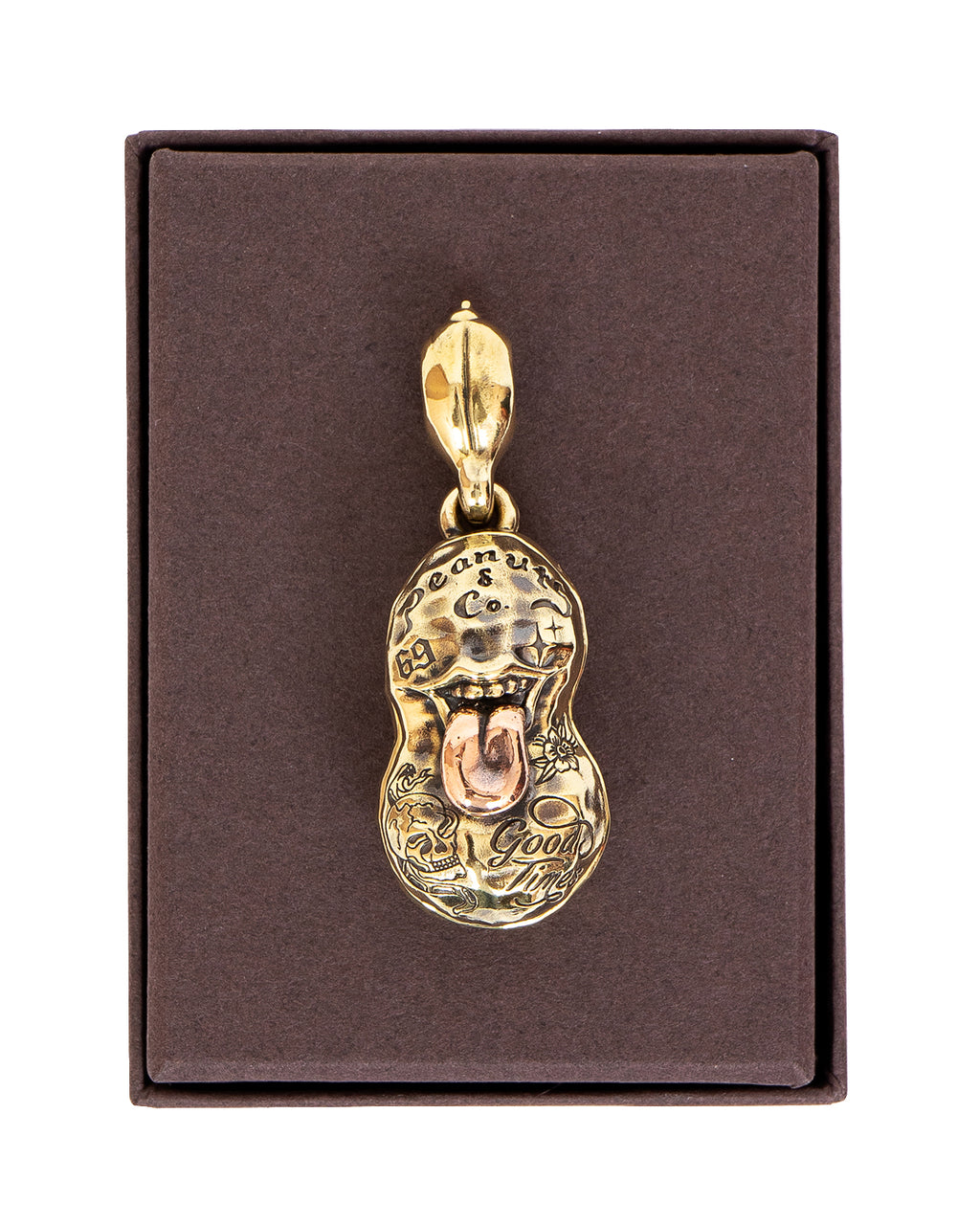 Peanuts & Co Bero Tattoo Peanuts (Slide) Large, Brass × Silver