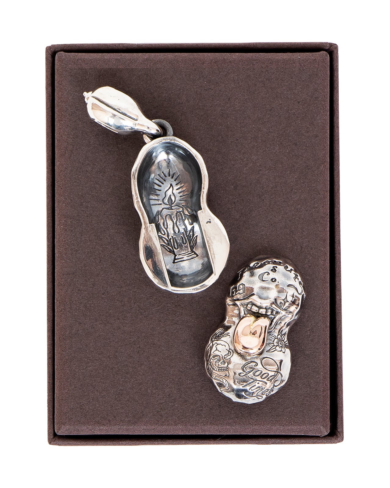 Peanuts & Co Bero Tattoo Peanuts (Slide) Large, Silver × K10PG