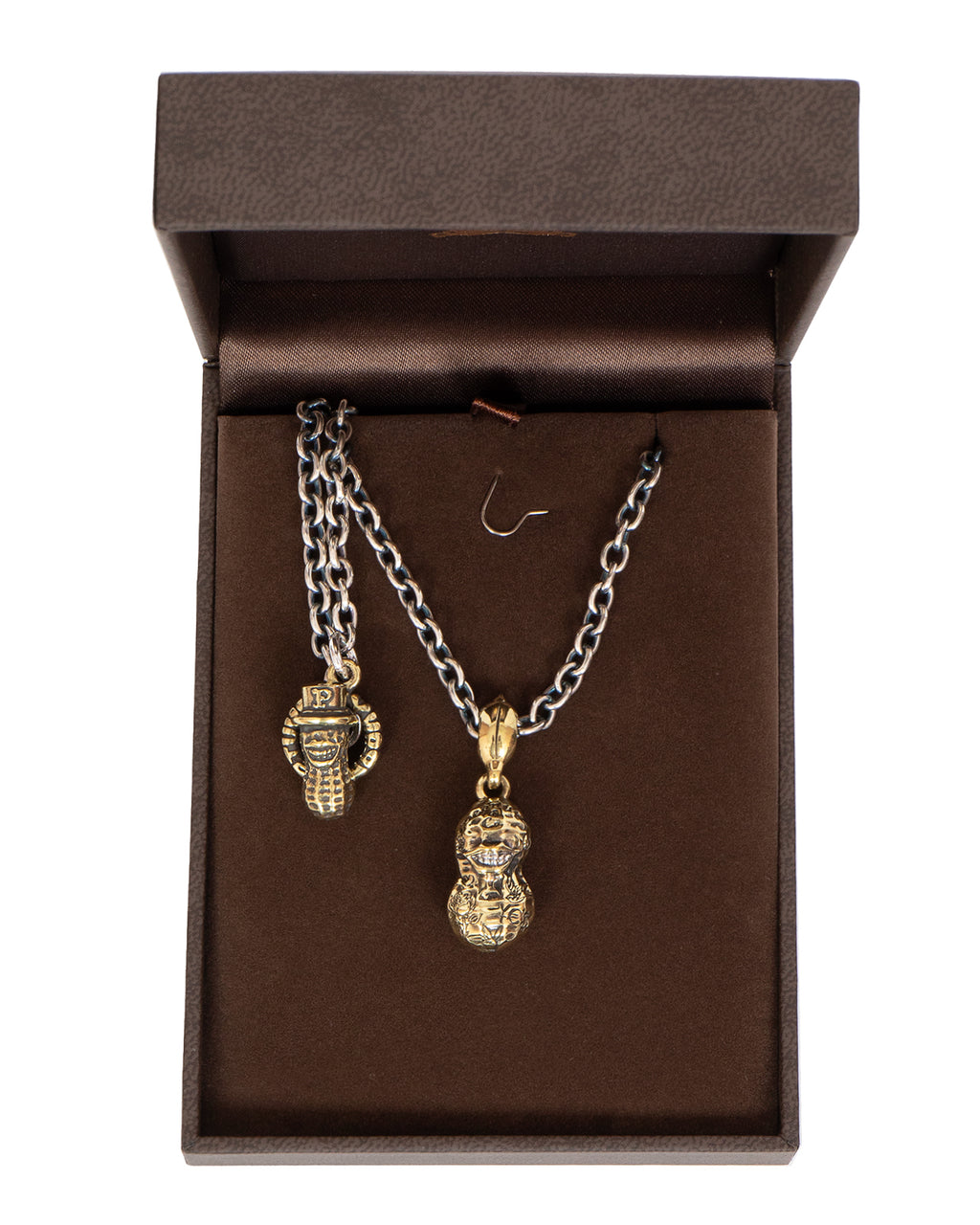 Peanuts & Co Tattoo Peanuts, Small, Brass × Silver, 60cm Chain