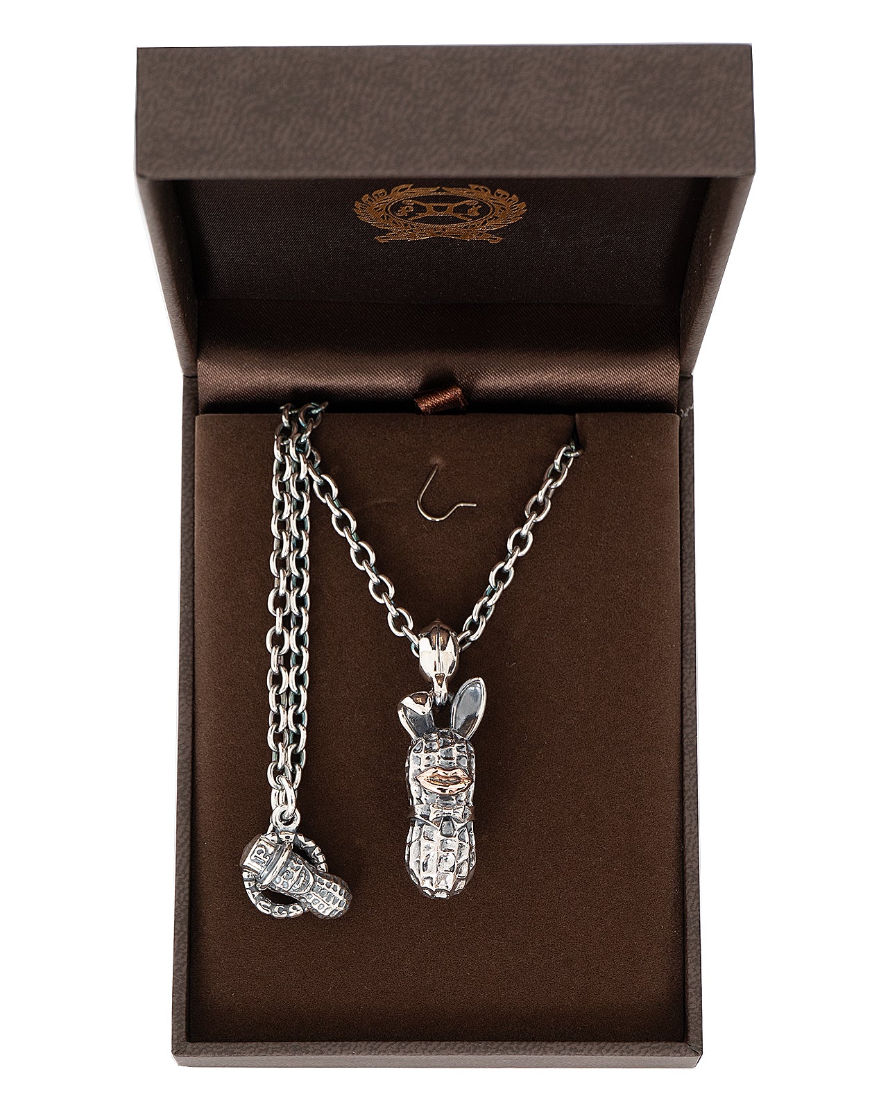 Peanuts & Co, Chain Set Large Bunny, Silver / K10PG