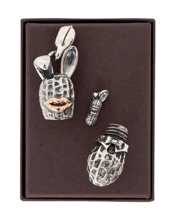 Peanuts & Co, Stash Bunny, Silver / K10PG