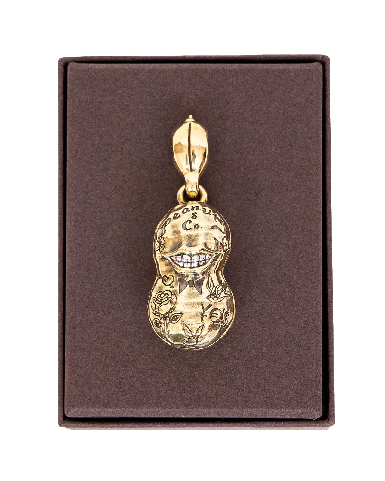 Peanuts & Co Bero Tattoo Peanuts (Slide) Large, Brass × Silver