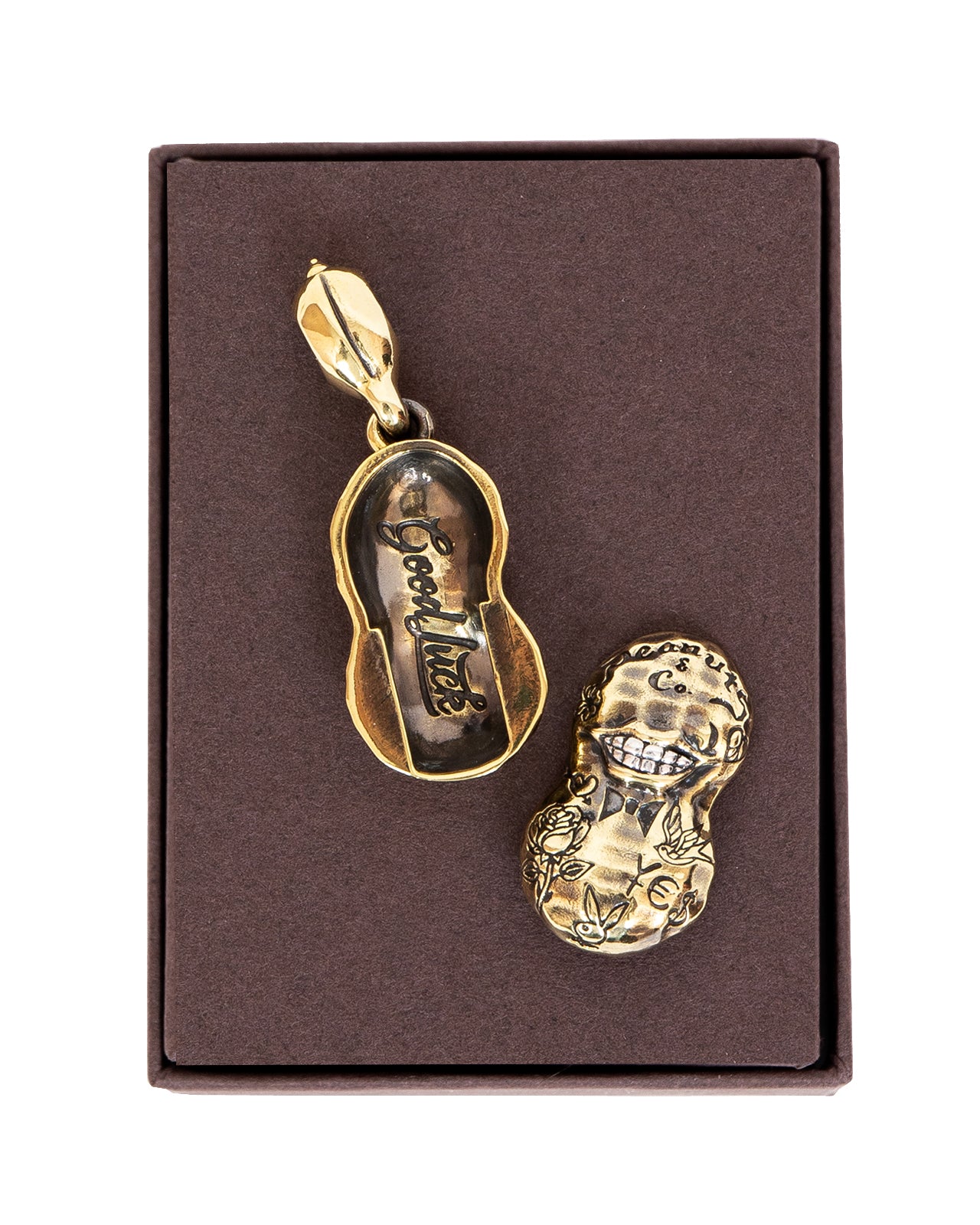 Peanuts & Co Tattoo Peanuts (Slide) Medium, Brass × Silver