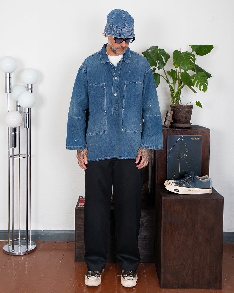 Porter Classic Breakfast Denim Prisoner Shirt