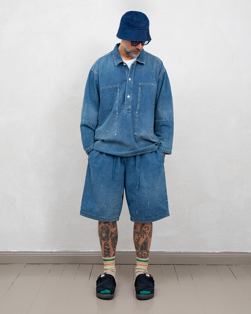 Porter Classic Breakfast Denim Shorts