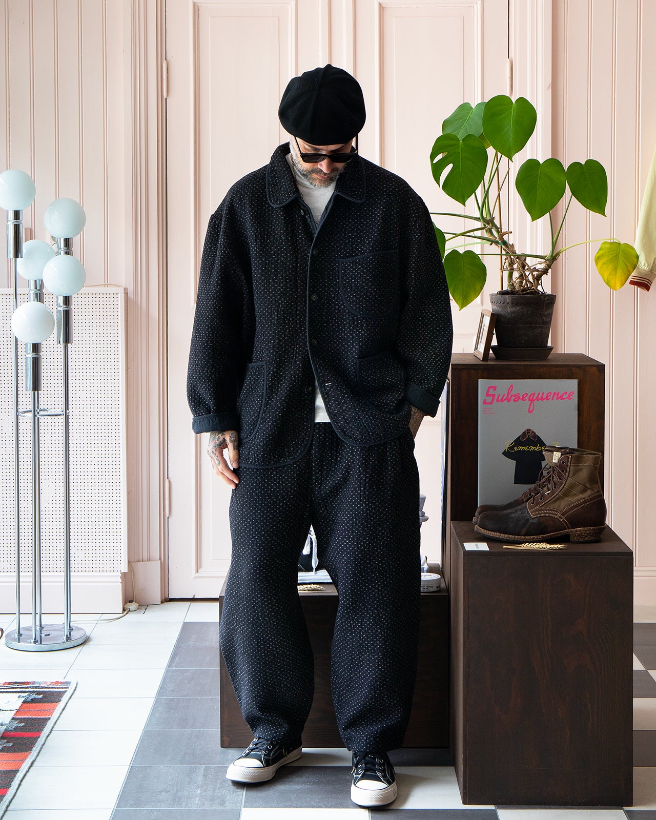 porter classic sashiko french jacket