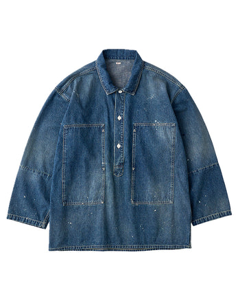 Porter Classic Breakfast Denim Prisoner Shirt