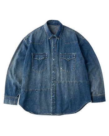 Porter Classic Breakfast Denim Western Shirt
