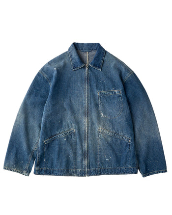 Porter Classic Breakfast Denim Zip-Up Jacket