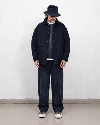 Porter Classic Pin Stripe Coach Jacket, Black