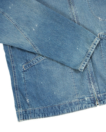 Porter Classic Breakfast Denim Zip-Up Jacket