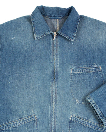 Porter Classic Breakfast Denim Zip-Up Jacket